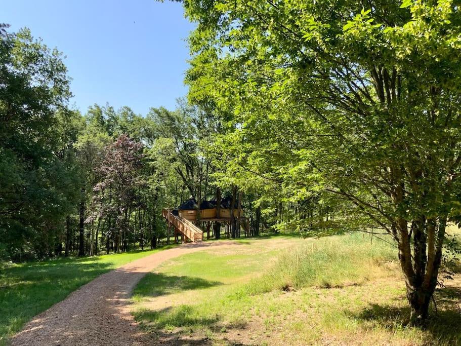 La Cabane Perchee De La Mure Bongheat Zewnętrze zdjęcie