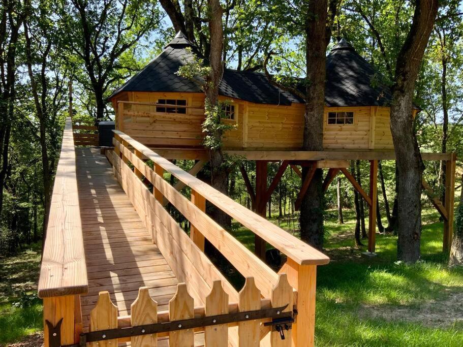 La Cabane Perchee De La Mure Bongheat Zewnętrze zdjęcie